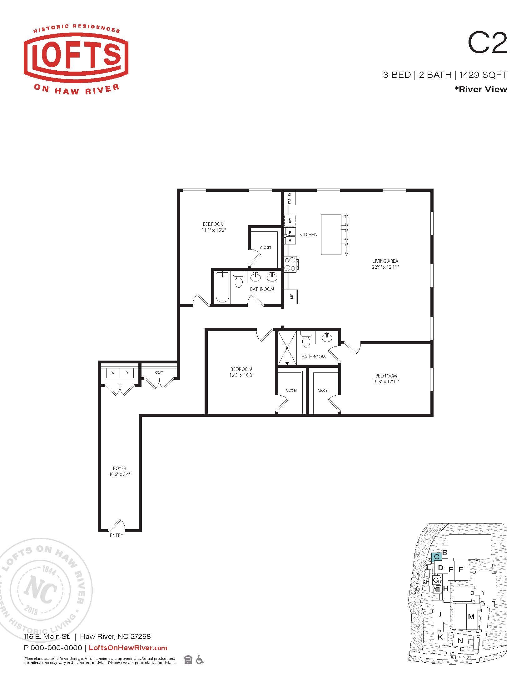 The Lofts on Haw River TriVest McNeil Real Estate