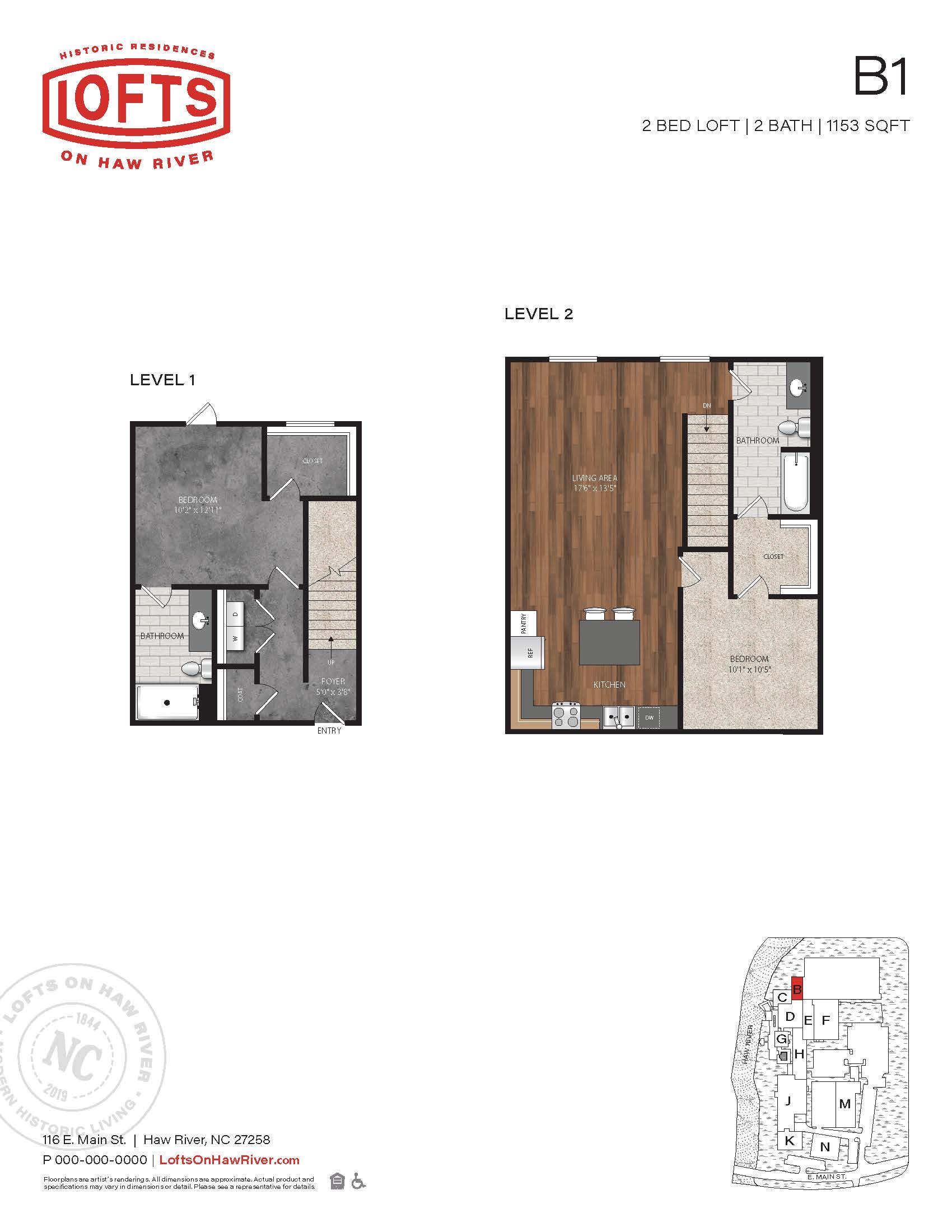 The Lofts on Haw River TriVest McNeil Real Estate