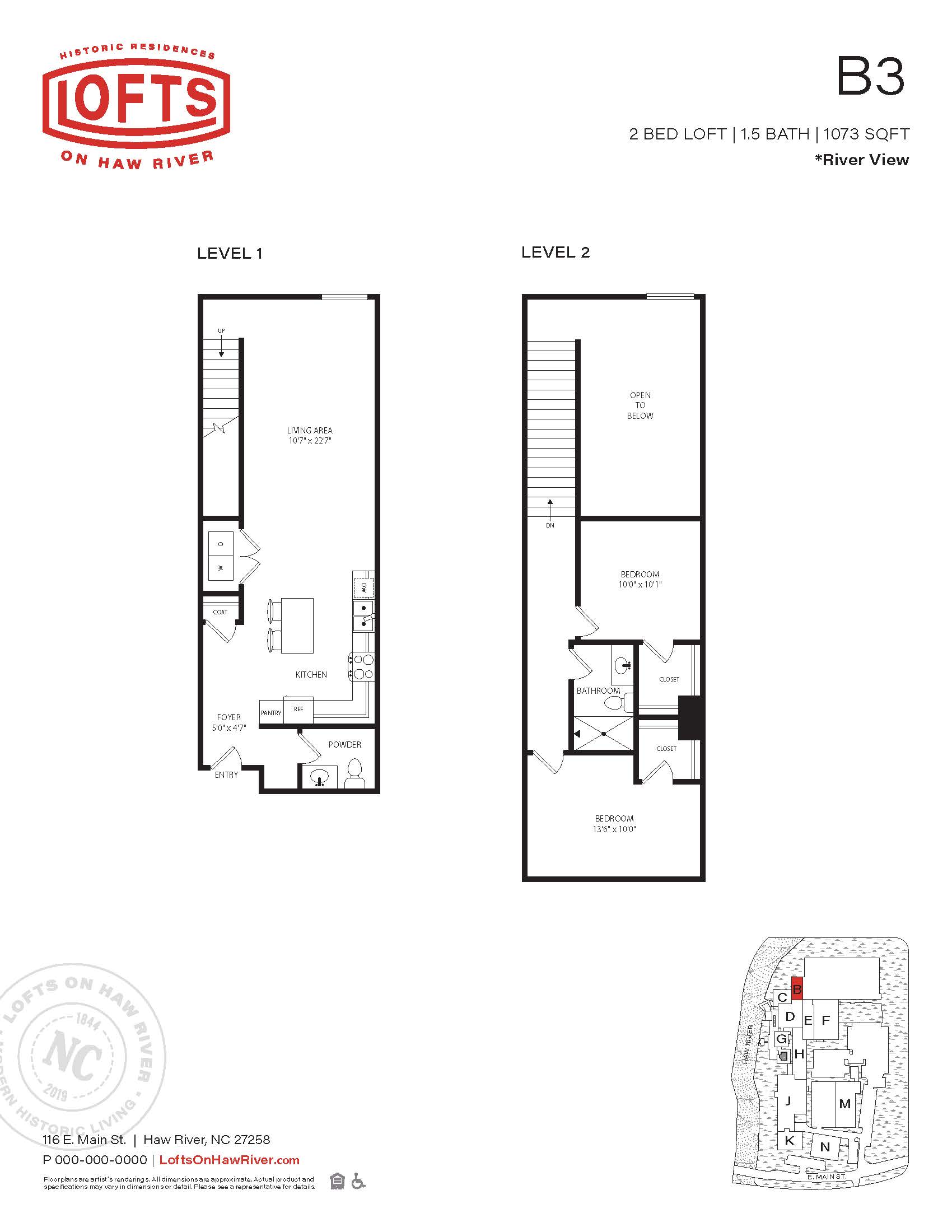 The Lofts on Haw River TriVest McNeil Real Estate